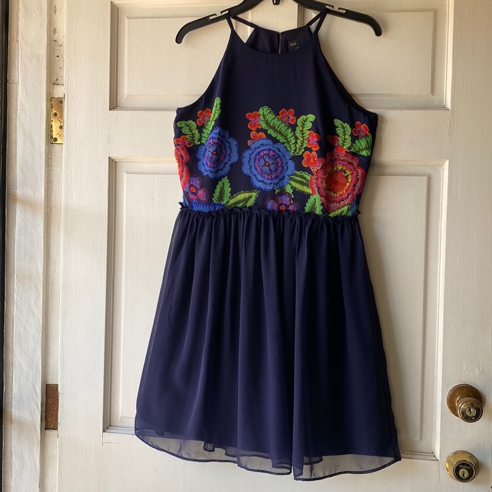 Just Tylor Blue Sleeveless Dress Size 6